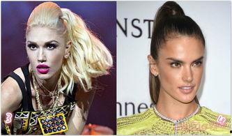 明星网红马尾辫照片,明星网红们的时尚演绎